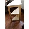 Image 2 : Three Shelf Corner Table (22"x11"x31" high) - Pine