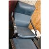 Image 2 : Ikea Leather Chair w/Foot Stool