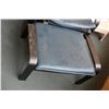 Image 3 : Ikea Leather Chair w/Foot Stool