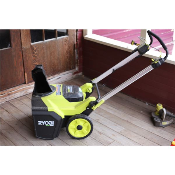 Ryobi 40V HP Brushless Snowblower 21.5" wide w/Battery & Charger