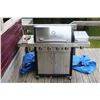 Image 1 : Char-Broil Commercial Four Burner Propane BBQ  w/ Side Burner (21"x58"x47")