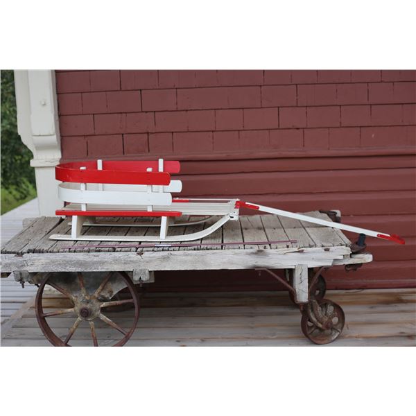 Antique Children's Toboggan