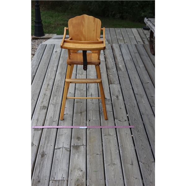 Antique Children's High Chair