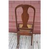 Image 3 : Antique Children's Rocking Chair w/Woven Wicker Seat
