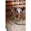 Image 3 : Antique Rocking Chair w/Wicker Back