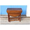 Image 4 : Antique Drop Leaf Table (39"x30"x29")