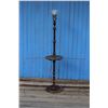 Image 1 : Antique Wooden Floor Lamp (54" Tall)