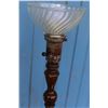 Image 4 : Antique Wooden Floor Lamp (54" Tall)