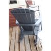 Image 4 : Composite Adirondack  Rocking Chair & Small Plastic Table (14" Dia. Top, 17" High)