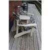 Image 3 : The Bear Chair co. Wood Adirondack  Love Seat w/Cushions (79" wide x 45" Deep)