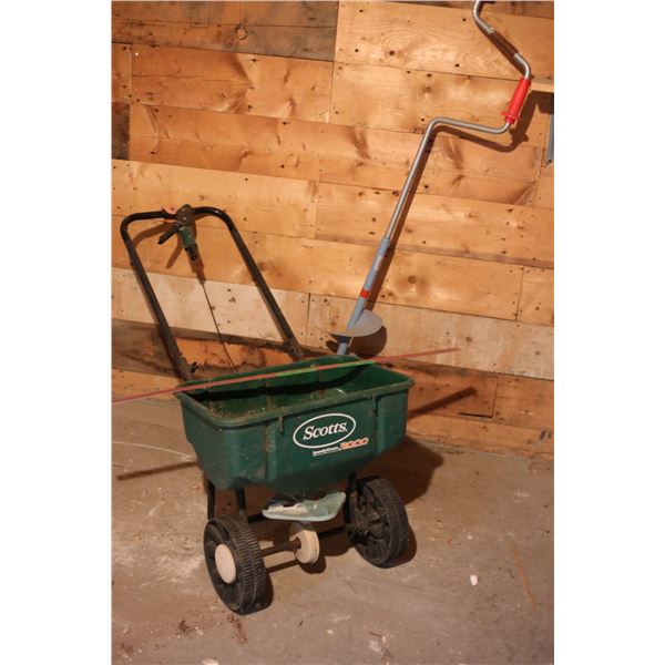 Scott's Speedy Green 3000 Fertilizer & Swede Bore 7" Hand Auger