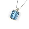 Image 2 : Brilliant Aquamarine and Diamond