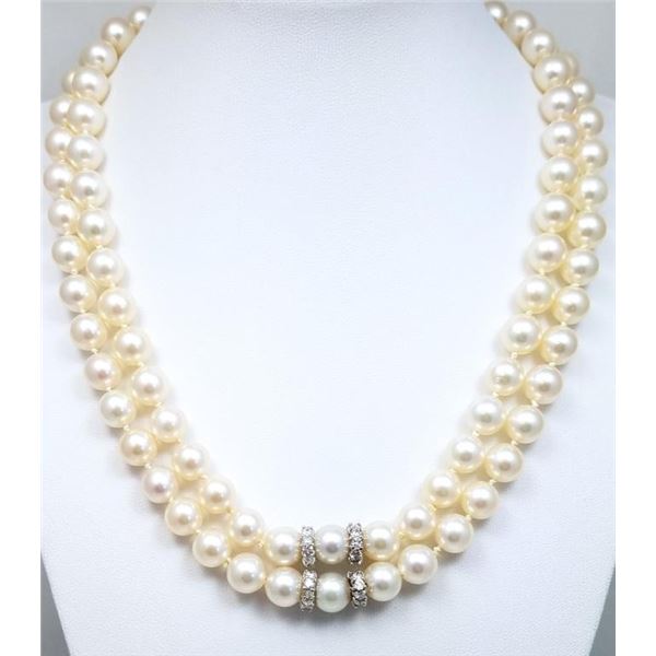 Extra Fine Double Strand Akoya Pearl