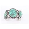 Image 1 : Old Pawn Navajo 3 Stone Cuff