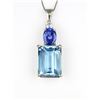 Image 2 : Brilliant Aquamarine, Tanzanite and Diamond