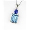 Image 3 : Brilliant Aquamarine, Tanzanite and Diamond