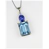 Image 4 : Brilliant Aquamarine, Tanzanite and Diamond