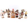 Image 1 : Lot of 6 Kachinas & Gourd