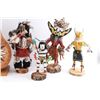 Image 2 : Lot of 6 Kachinas & Gourd