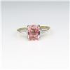 Image 1 : Beautiful Pink Madagascar Sapphire and Diamond