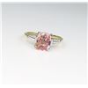 Image 2 : Beautiful Pink Madagascar Sapphire and Diamond