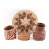 Image 1 : Lot of 4 Indian Baskets
