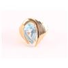 Image 3 : Pear Shaped Topaz Ring