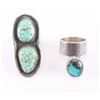 Image 1 : Lot of 2 Navajo Rings