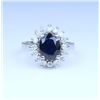 Image 1 : Beautiful Natural Blue Sapphire and Diamond