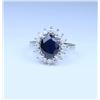 Image 3 : Beautiful Natural Blue Sapphire and Diamond