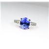 Image 2 : Vibrant ‘KALLATI’ Tanzanite and Diamond Ring