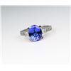 Image 3 : Vibrant ‘KALLATI’ Tanzanite and Diamond Ring