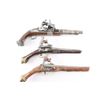 Image 1 : Lot of Three Replica Flintlock Pistols
