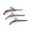 Image 2 : Lot of Three Replica Flintlock Pistols