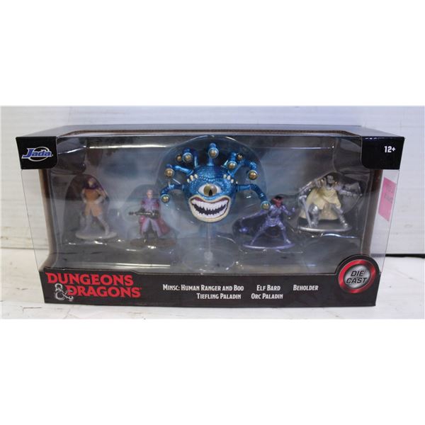JADA DUNGEONS & DRAGONS 5 PC. DIE CAST FIGURE SET