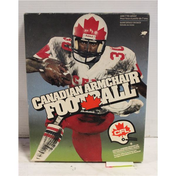 VINTAGE CANADIAN ARMCHAIR FOOTBALL GAME