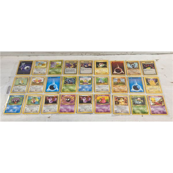 x54 OLD 1995,96,98 POKEMON COLLECTORS CARDS M/MN