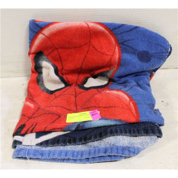 SPIDER-MAN TOWEL SLIGHTLY FAIDED