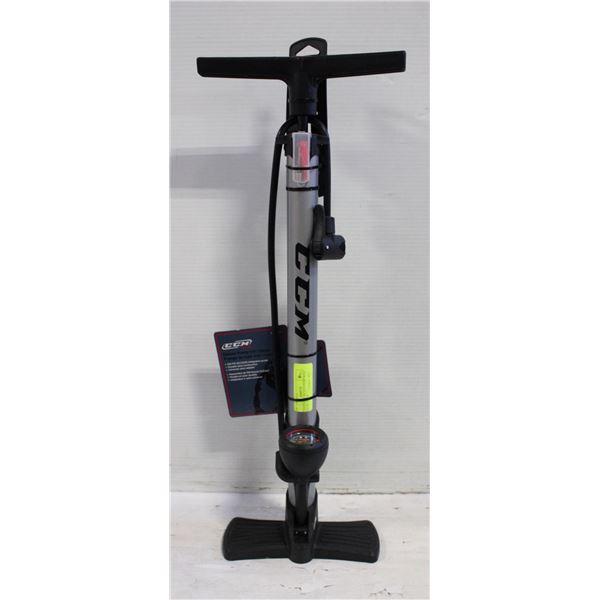 CCM DELUXE BICYCLE PUMP WITH GAUGE- 100 PSI