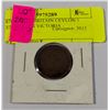 Image 1 : 1870 GREAT BRITAIN CEYLON 1 CENT QUEEN VICTORIA