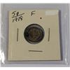 Image 1 : 1918 SILVER CANADA 5 CENTS COIN