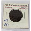 Image 1 : 1859 NARROW 9 VARIETY LARGE CANADA 1 CENT COIN