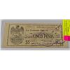 Image 1 : 1916 MEXICO TESORERIA GENERAL DEL ESTADO 5  PESOS