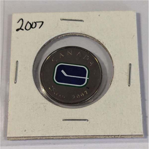 2007 CANADA COMMEMORATIVE 25 CENTS COIN, UNC.