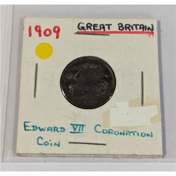 1902 GREAT BRITAIN EDWARD VII CORONATION MEDAL