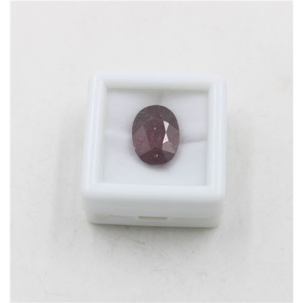 #170-UNHEATED DARK RED GARNET  GEMSTONE 7.42 CT