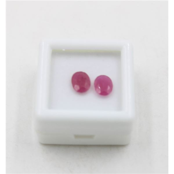 #213-HEATED RED RUBY GEMSTONES 2.30 CT