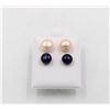 Image 1 : #152-NATURAL AKOYA PEARL EARRINGS