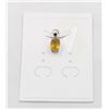 Image 1 : #131-HEATED YELLOW SAPPHIRE PENDANT