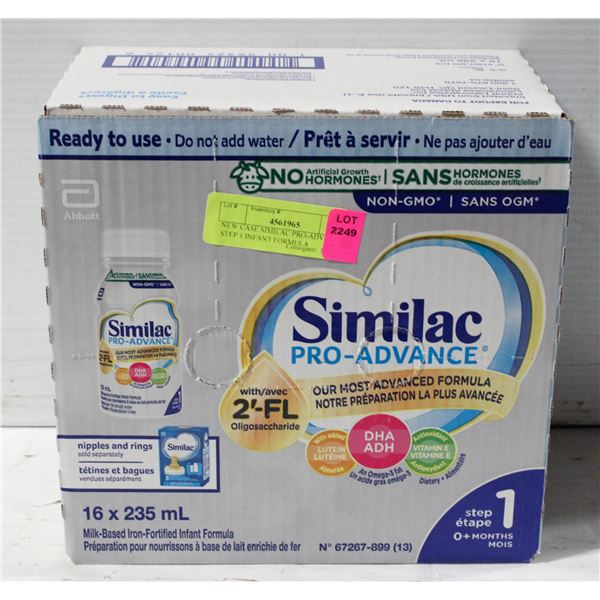 NEW CASE SIMILAC PRO-ADVANCE STEP 1 INFANT FORMULA